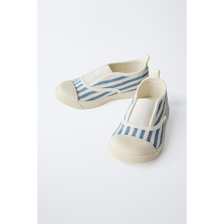 КЕДЫ ХЛОПКОВЫЕ В ПОЛОСКУ