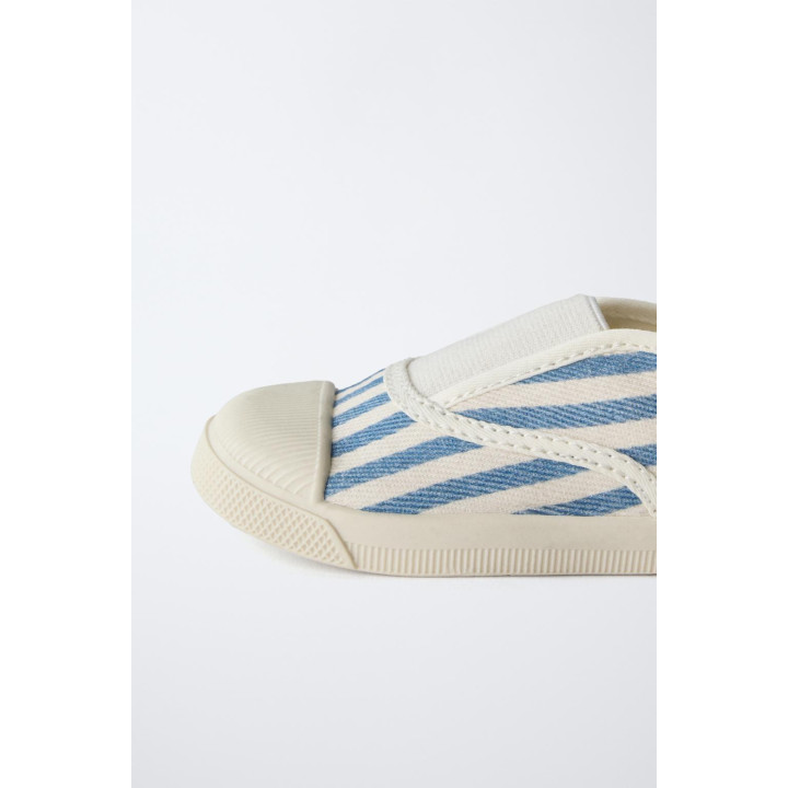 КЕДЫ ХЛОПКОВЫЕ В ПОЛОСКУ