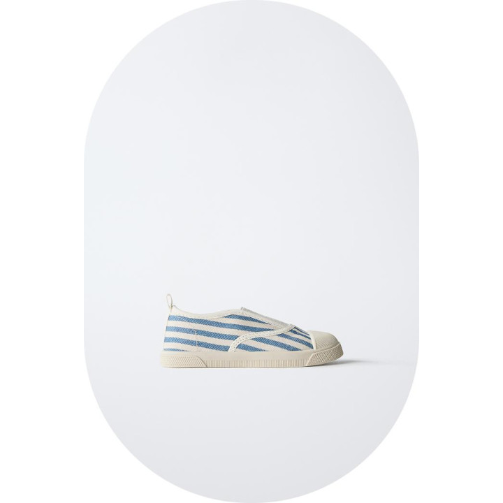 КЕДЫ ХЛОПКОВЫЕ В ПОЛОСКУ