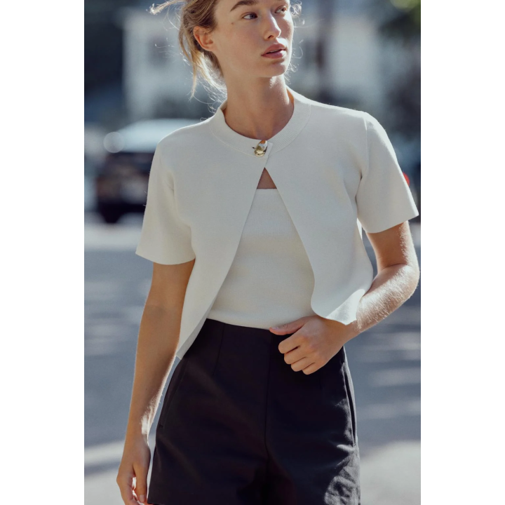 КАРДИГАН С КОРОТКИМИ РУКАВАМИ