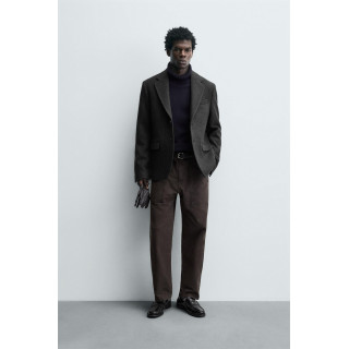 БЛЕЙЗЕР ИЗ РЕЛЬЕФНОЙ ТКАНИ В ЕЛОЧКУ