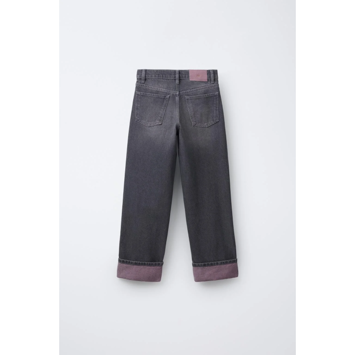 ДЖИНСЫ STRAIGHT С ЭФФЕКТОМ ПОТЕРТОСТИ