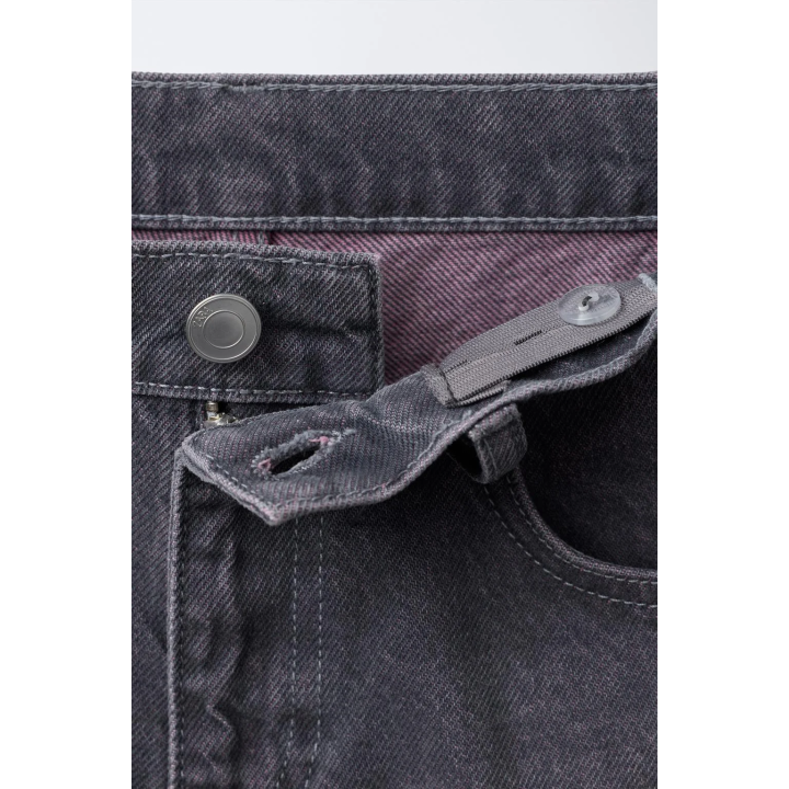 ДЖИНСЫ STRAIGHT С ЭФФЕКТОМ ПОТЕРТОСТИ