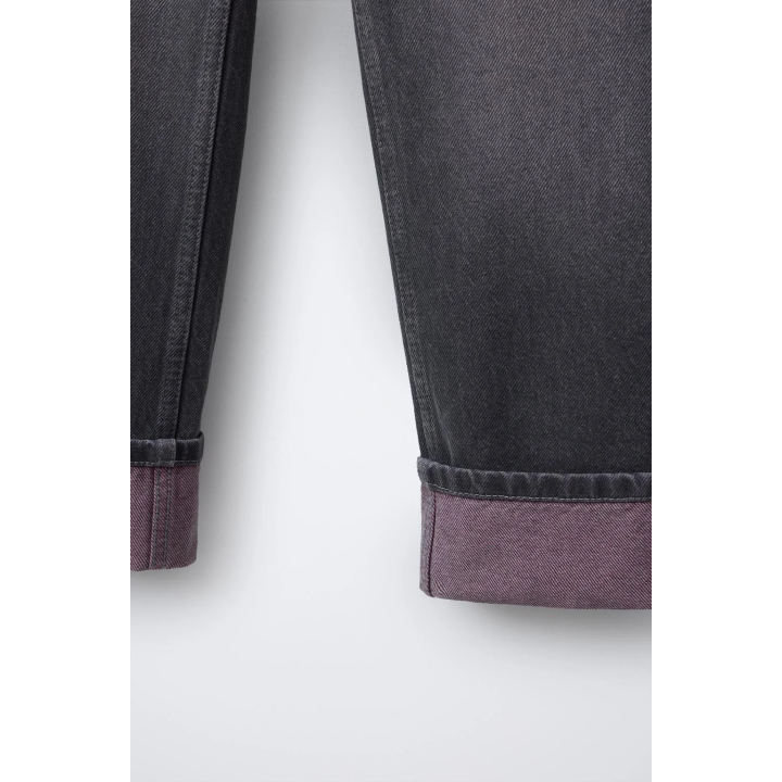 ДЖИНСЫ STRAIGHT С ЭФФЕКТОМ ПОТЕРТОСТИ