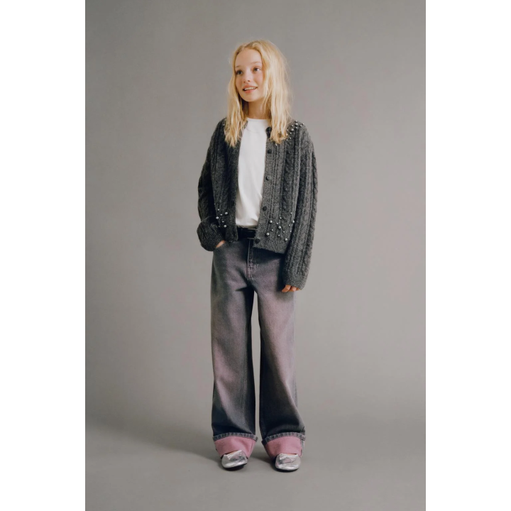 ДЖИНСЫ STRAIGHT С ЭФФЕКТОМ ПОТЕРТОСТИ