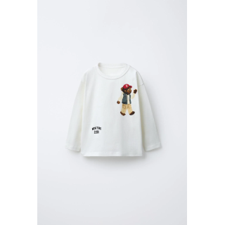 ФУТБОЛКА С ВЫШИВКОЙ «МЕДВЕДЬ»