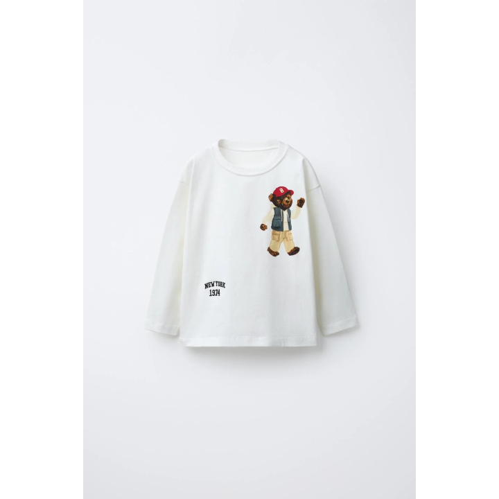 ФУТБОЛКА С ВЫШИВКОЙ «МЕДВЕДЬ»