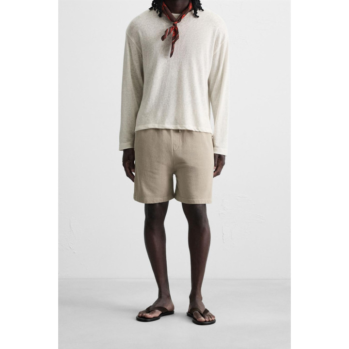 ШОРТЫ-ДЖОГГЕРЫ С ЭФФЕКТОМ ПОТЕРТОСТИ