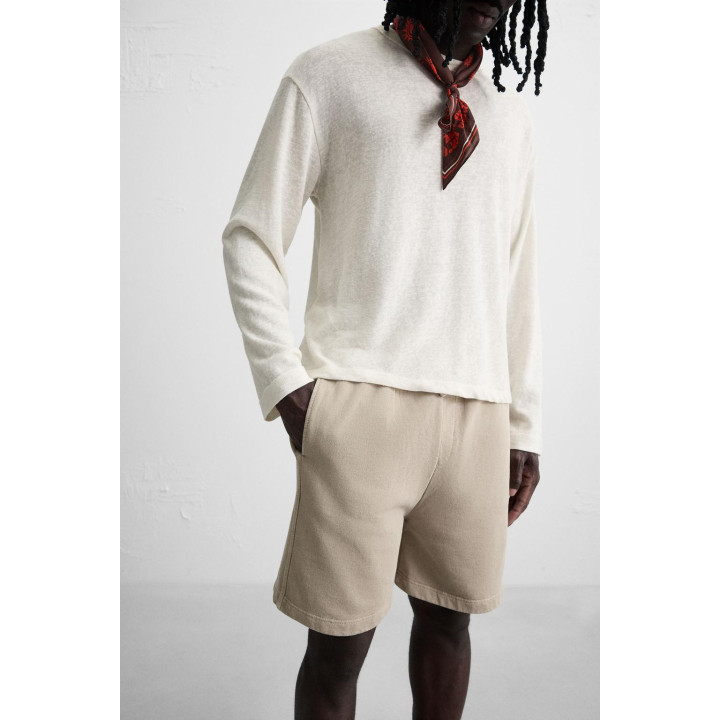 ШОРТЫ-ДЖОГГЕРЫ С ЭФФЕКТОМ ПОТЕРТОСТИ