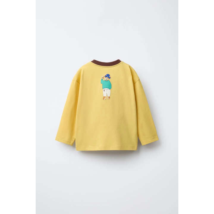 ФУТБОЛКА С ПРИНТОМ МЕДВЕДЯ