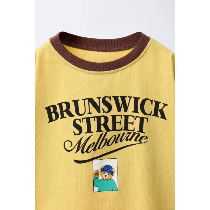 ФУТБОЛКА С ПРИНТОМ МЕДВЕДЯ