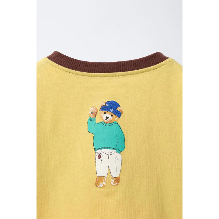 ФУТБОЛКА С ПРИНТОМ МЕДВЕДЯ