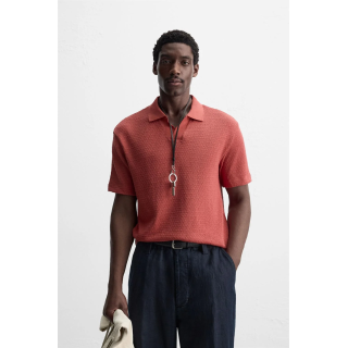 ПОЛО JACQUARD С ГЕОМЕТРИЧЕСКИМ УЗОРОМ