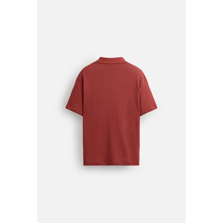 ПОЛО JACQUARD С ГЕОМЕТРИЧЕСКИМ УЗОРОМ