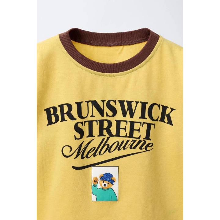 ФУТБОЛКА С ПРИНТОМ «МЕДВЕДЬ»