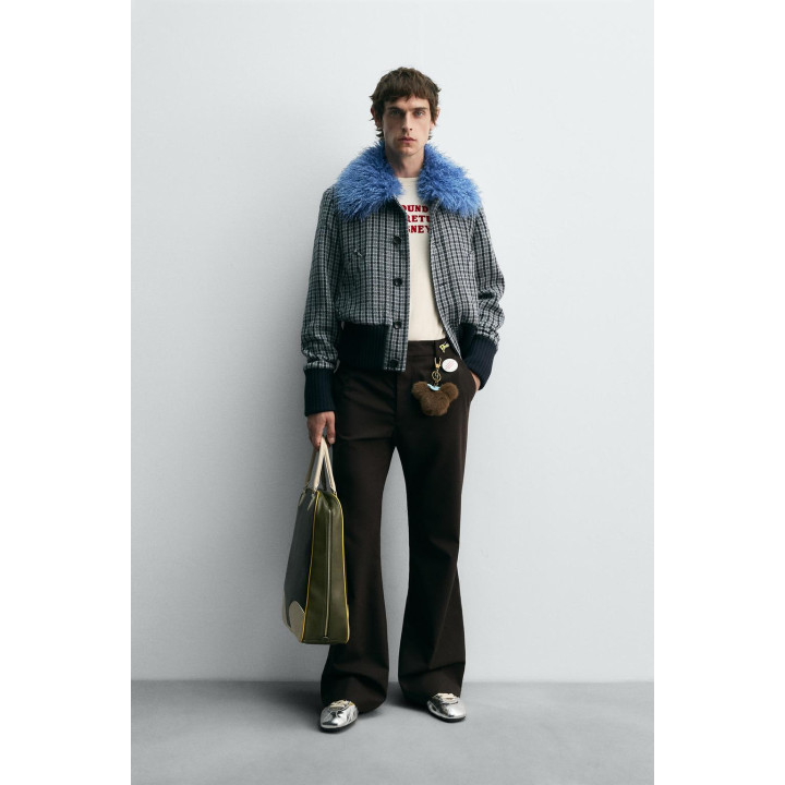 БОМБЕР В КЛЕТКУ С КОМБИНИРОВАННОЙ ОТДЕЛКОЙ HARRY LAMBERT FOR ZARA X DISNEY