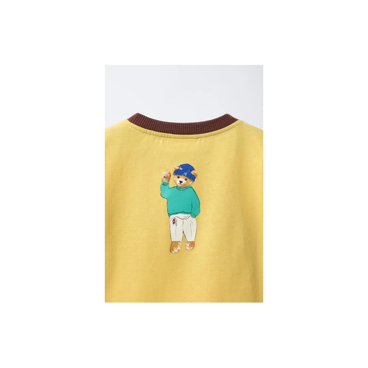 ФУТБОЛКА С ПРИНТОМ «МЕДВЕДЬ»