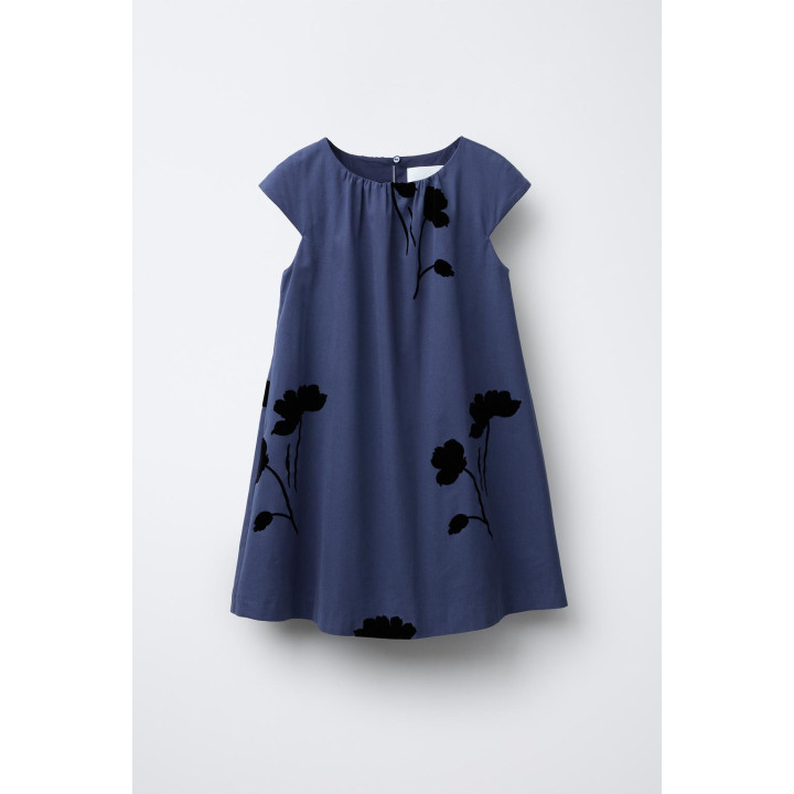 ПЛАТЬЕ С РЕЛЬЕФНЫМ ЦВЕТОЧНЫМ ПРИНТОМ