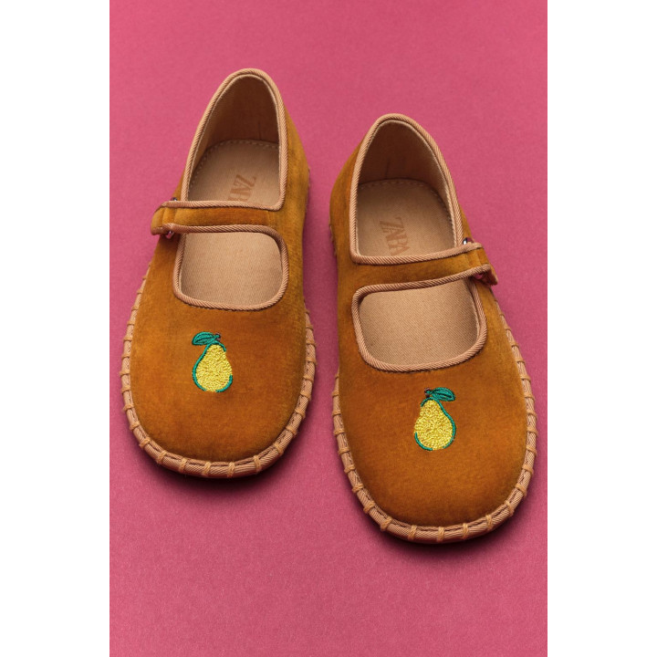 БАЛЕТКИ С ФРУКТАМИ