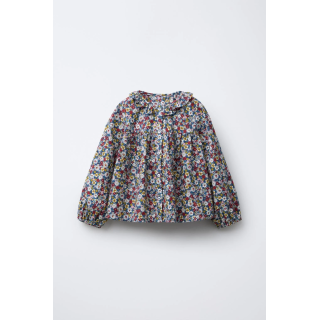 БЛУЗКА С ЦВЕТОЧНЫМ ПРИНТОМ