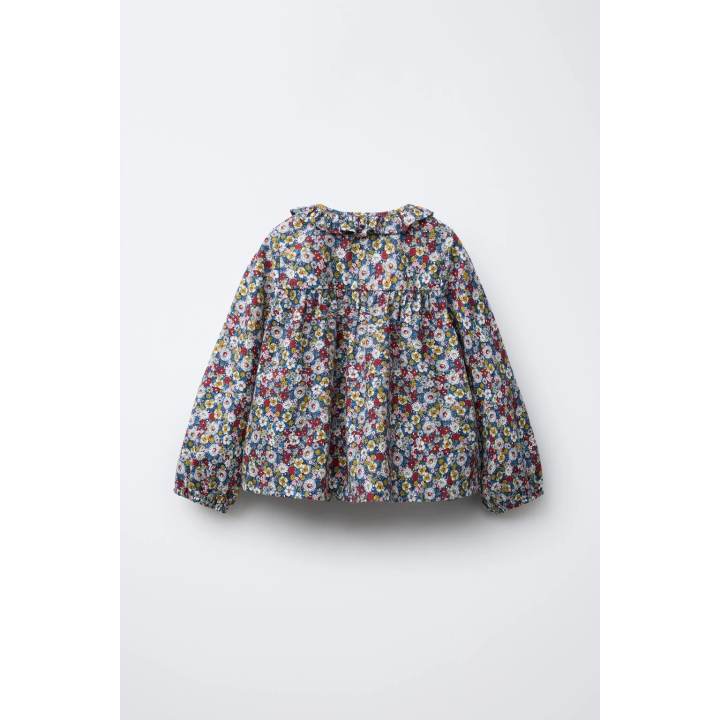 БЛУЗКА С ЦВЕТОЧНЫМ ПРИНТОМ