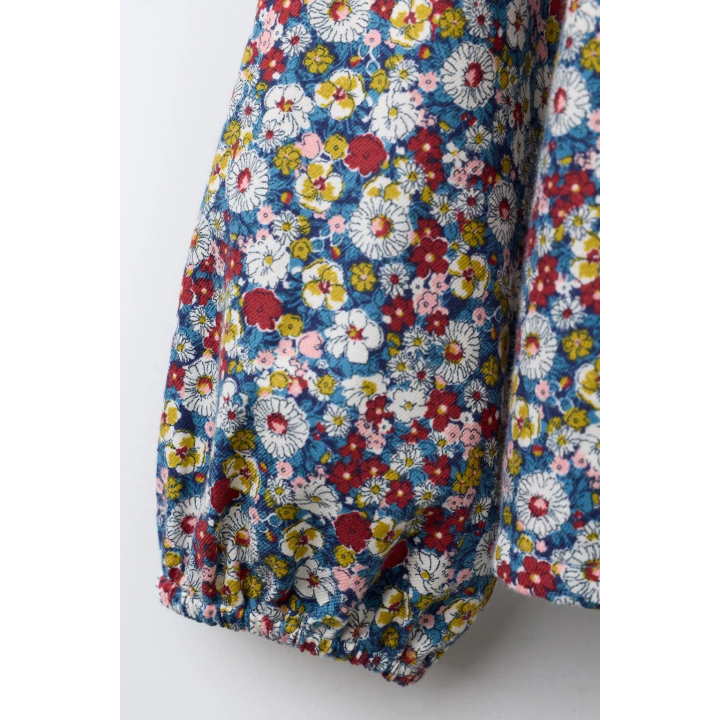 БЛУЗКА С ЦВЕТОЧНЫМ ПРИНТОМ