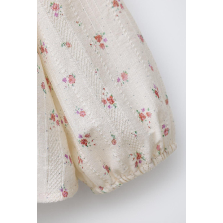 РУБАШКА С ЦВЕТОЧНЫМ ПРИНТОМ