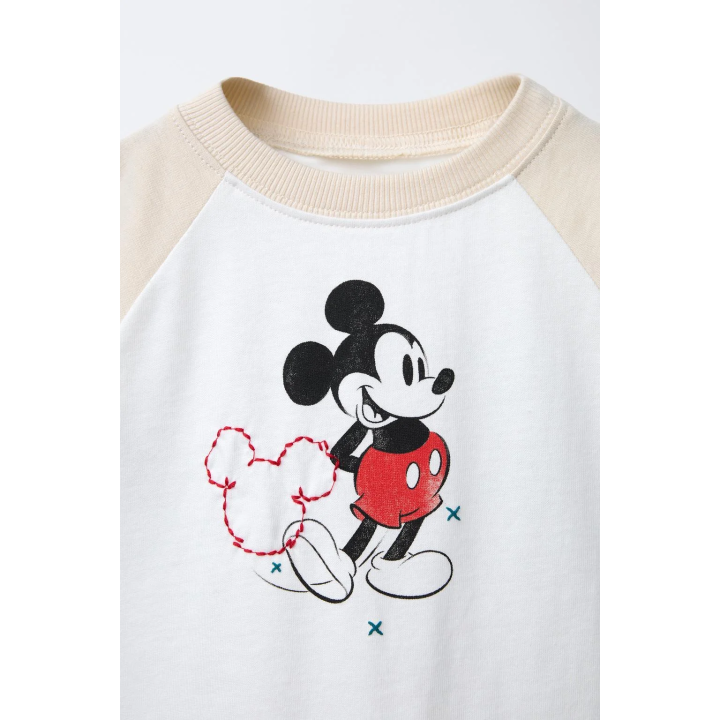 ФУТБОЛКА С РУКАВАМИ РЕГЛАН И ПРИНТОМ MICKEY MOUSE © DISNEY
