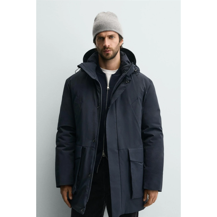 Водоотталкивающая утепленная парка