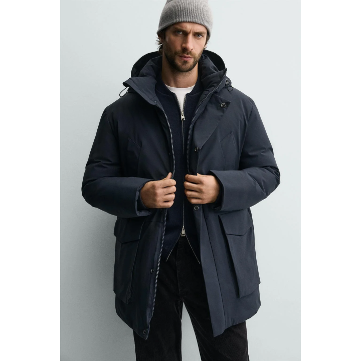 Водоотталкивающая утепленная парка