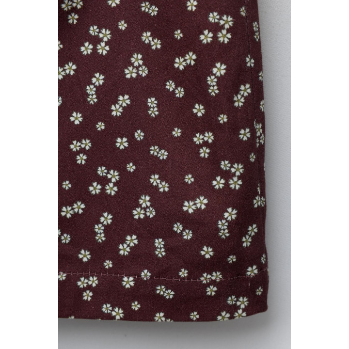 БРЮКИ С ЦВЕТОЧНЫМ ПРИНТОМ