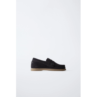 КОЖАНЫЕ МОКАСИНЫ С ОТДЕЛКОЙ