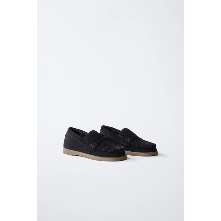 КОЖАНЫЕ МОКАСИНЫ С ОТДЕЛКОЙ