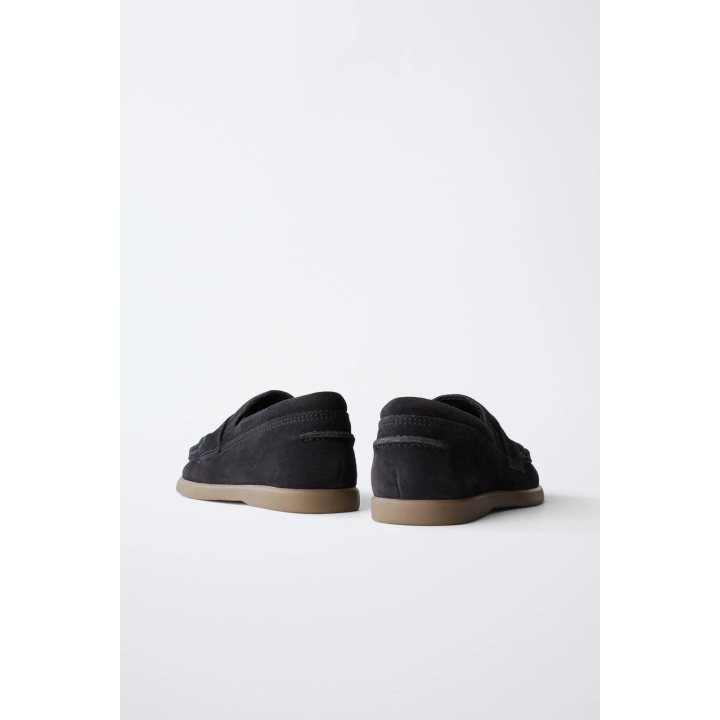 КОЖАНЫЕ МОКАСИНЫ С ОТДЕЛКОЙ