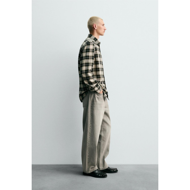 Рубашка клетчатая из шерстяной смеси