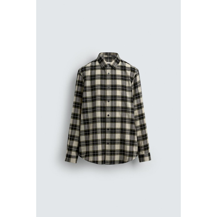 Рубашка клетчатая из шерстяной смеси