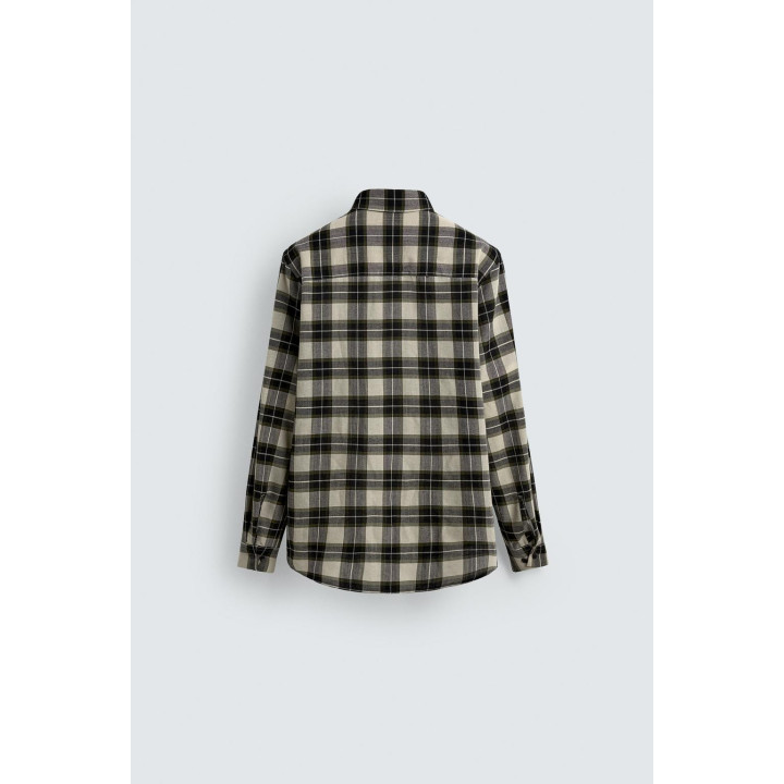 Рубашка клетчатая из шерстяной смеси