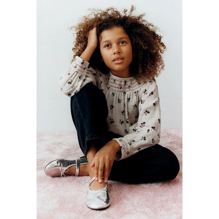 БЛУЗА В КЛЕТКУ И С ЦВЕТОЧНЫМ ПРИНТОМ