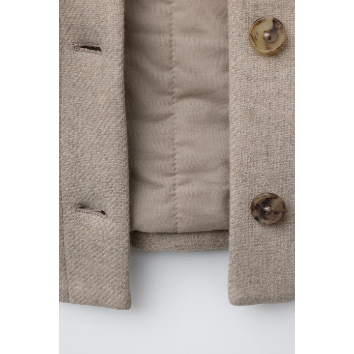 Пальто с капюшоном из шерсти manteco®