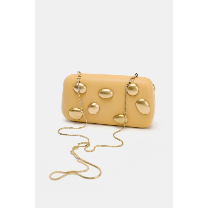 КЛАТЧ С МЕТАЛЛИЧЕСКИМИ АППЛИКАЦИЯМИ