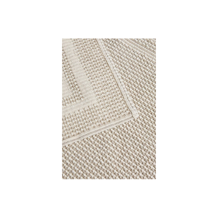 CHECK TEXTURED BATH MAT