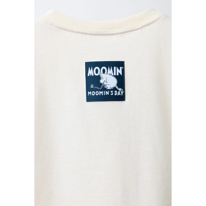 Футболка с принтом moomin © из флокированной ткани