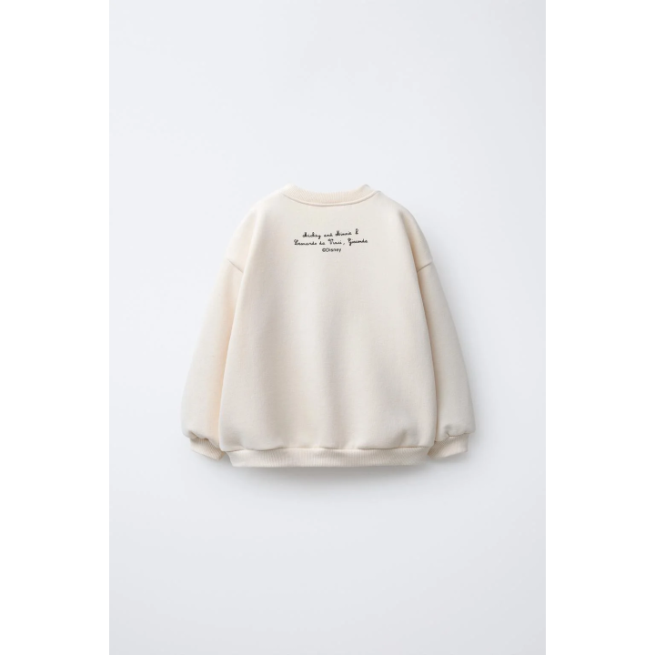 Свитшот с принтом моны лизы микки и минни маус © disney