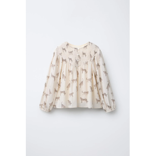 РУБАШКА С ЛЕОПАРДОВЫМ ПРИНТОМ