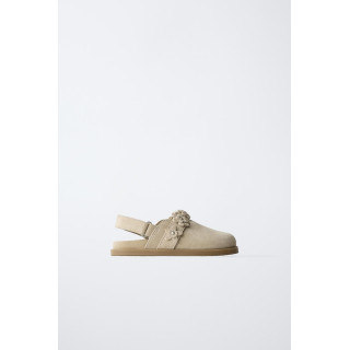 КОЖАНЫЕ САБО С ЦВЕТАМИ