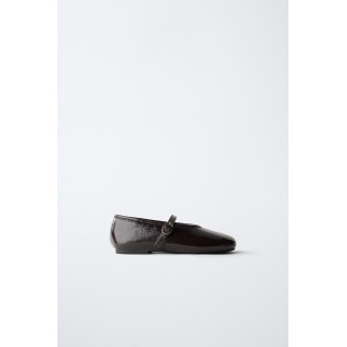 Туфли на балетках с пряжкой