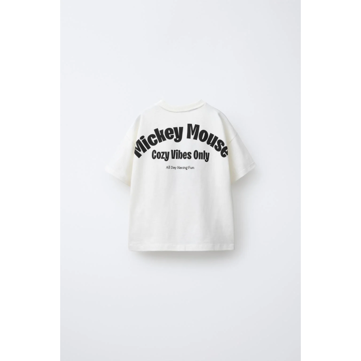 ФУТБОЛКА С ВЫШИВКОЙ «МИККИ МАУС» © DISNEY ИЗ ПЛОТНОГО ТРИКОТАЖА