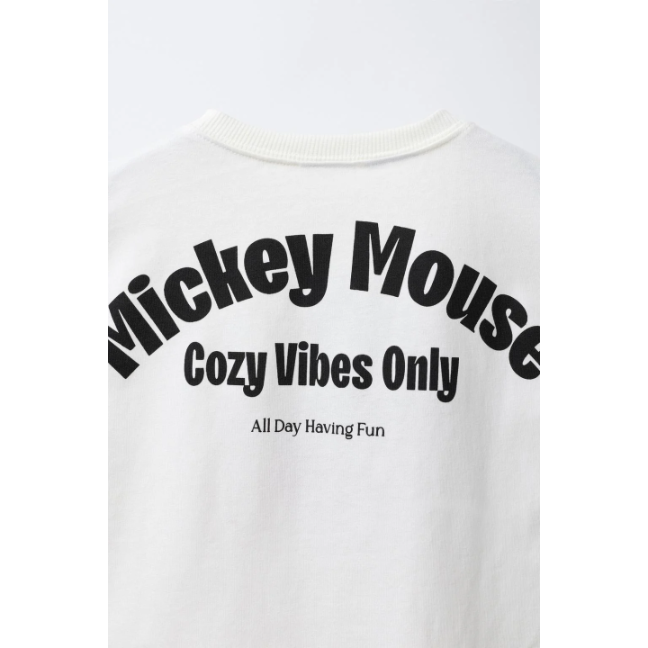 ФУТБОЛКА С ВЫШИВКОЙ «МИККИ МАУС» © DISNEY ИЗ ПЛОТНОГО ТРИКОТАЖА