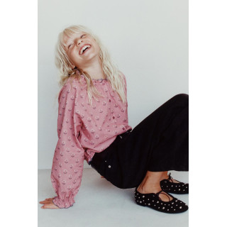 Блузка с цветочным принтом