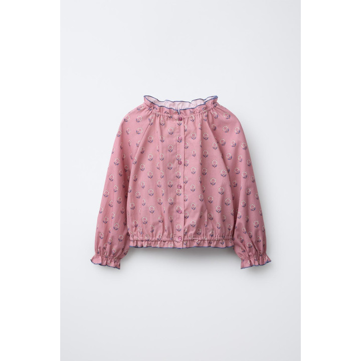 Блузка с цветочным принтом